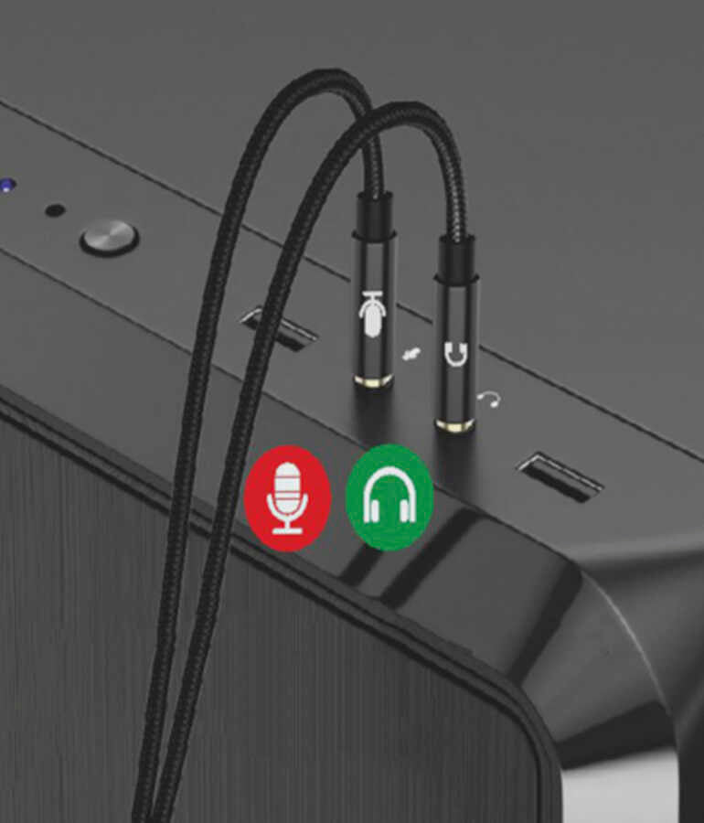 Go-Des GAC-222 Mikrofonlu Kulaklık Dönüştürücü - 2 Go-Des GAC-222 Mikrofonlu Kulaklık Dönüştürücü - 2